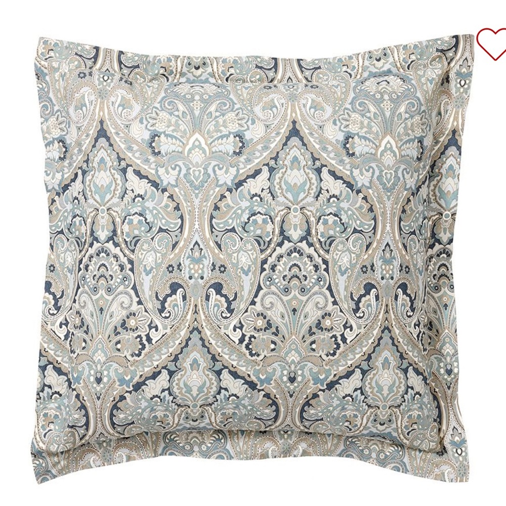 Pottery Barn Mackenna Paisley Euro Shams (3)